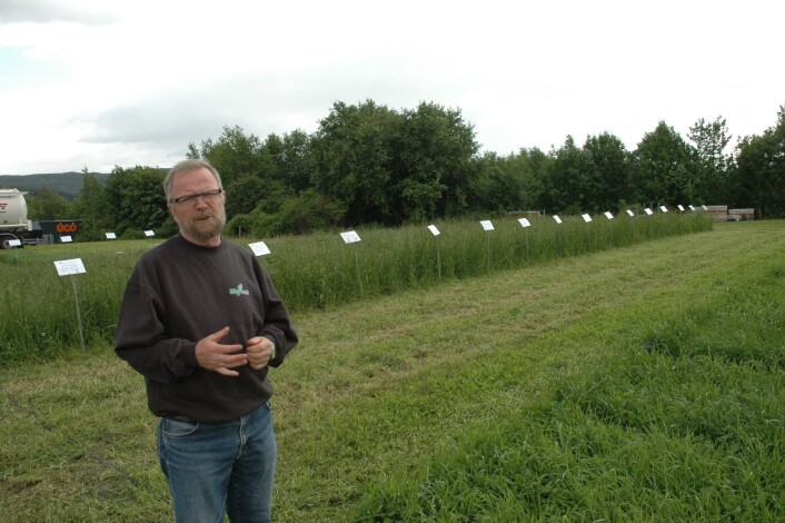 Lars Nesheim i Bioforsk fastslår at kalkforbruket må økes. (Foto: Jon Schärer) Lars Nesheim i Bioforsk fastslår at kalkforbruket må økes. (Foto: Jon Schärer)