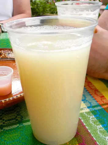 Drikken pulque, slik den ser ut i dag. (Foto: Marisol Correa Ascencio)