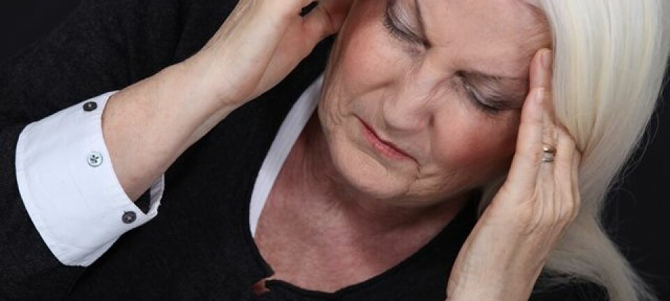 Middelaldrende med migrene, har doblet risiko for å få Parkinsons sykdom senere i livet.   (Illustrasjonsfoto: Colourbox)