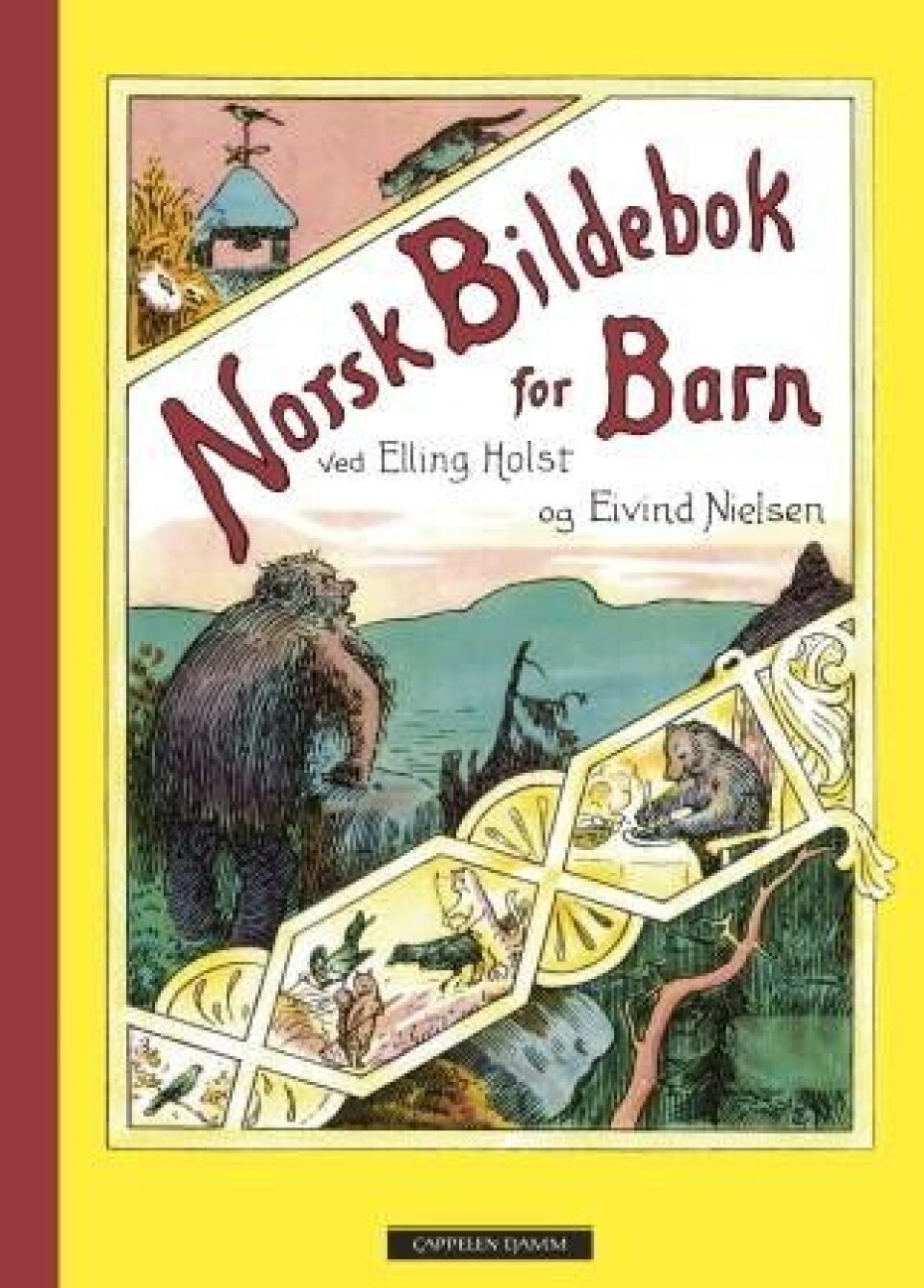 Norsk billedbok for barn fra 1888 er gitt ut i 16 opplag. Ride ride ranke, Bake kake søte, Ro ro til fiskeskjær, Sko Blakken, Per spellmann, Blåmann, Blåmann, bukken min, Vesle Hans i skogen er alle kjente rim og regler fra denne boka. (Foto: ord.no)