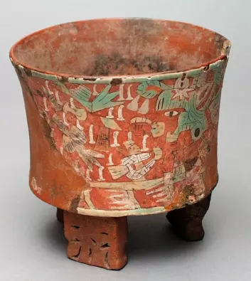 Keramikk fra Teotihuacán, fra år 400-650. Krukken inngår ikke i dette forskningsprosjektet. (Foto: LACMA/Wikimedia Commons)