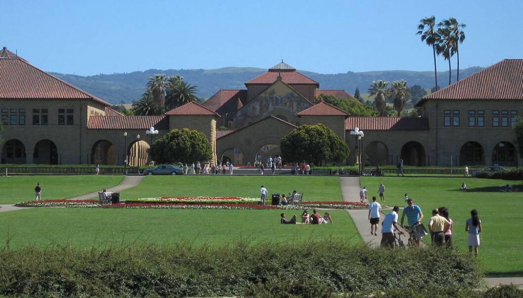 Stanford University er ett av universitetene i USA med toleranse for seksuelle minoriteter, ifølge en artikkel i tidsskriftet Nature. Akademiske miljøer kan være fristeder for kulturelt mangfold, og utviklingen mot større åpenhet går fort i Vesten og raskest i USA, selv om det fortsatt er utfordringer, særlig i de mest religiøse delene av landet. (Foto: Jawed Karim, Wikimedia Commons, Creative Commons Attribution-Share Alike 3.0 Unported Licence) Stanford University er ett av universitetene i USA med toleranse for seksuelle minoriteter, ifølge en artikkel i tidsskriftet Nature. Akademiske miljøer kan være fristeder for kulturelt mangfold, og utviklingen mot større åpenhet går fort i Vesten og raskest i USA, selv om det fortsatt er utfordringer, særlig i de mest religiøse delene av landet. (Foto: Jawed Karim, Wikimedia Commons, Creative Commons Attribution-Share Alike 3.0 Unported Licence)