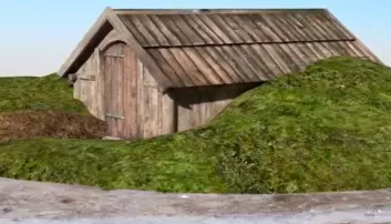 Fant rester av dødehus fra vikingtida