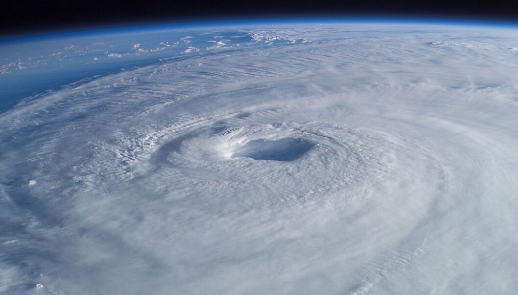 Orkanen Isabel sett fra den Internasjonale Romstasjonen. (Foto: NASA) Orkanen Isabel sett fra den Internasjonale Romstasjonen. (Foto: NASA)