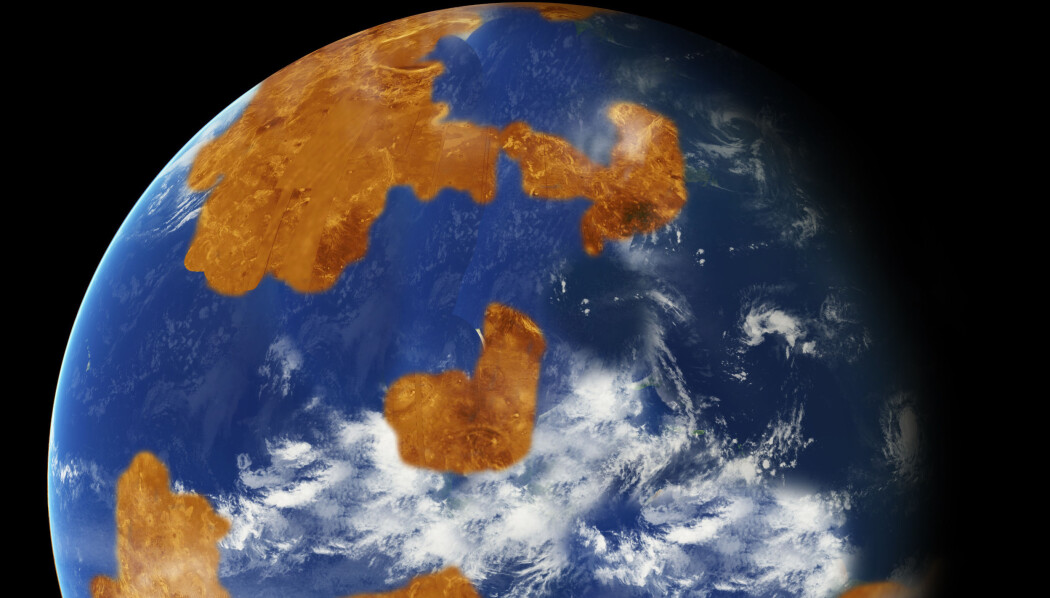 Venus er i dag et utrivelig sted å være. Men forskere mener å kunne vise at planeten en gang har hatt et temperert klima og kanskje også flytende vann. (Illustrasjon: NASA) Venus er i dag et utrivelig sted å være. Men forskere mener å kunne vise at planeten en gang har hatt et temperert klima og kanskje også flytende vann. (Illustrasjon: NASA)