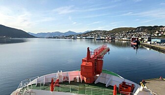 Polarstern la fra kai i Tromsø og satte kurs mot Arktis fredag 20. september. (Foto: Karine Nigar Aarskog) Polarstern la fra kai i Tromsø og satte kurs mot Arktis fredag 20. september. (Foto: Karine Nigar Aarskog)