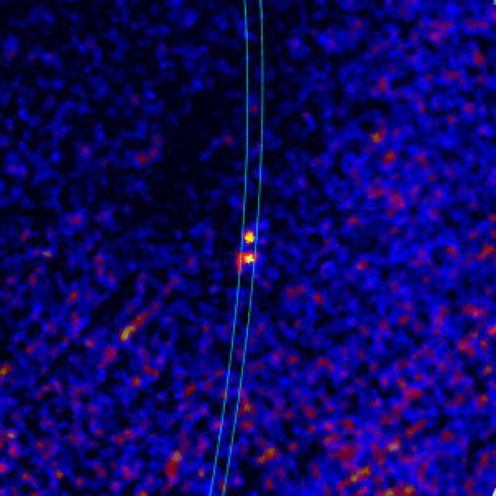Dette bildet viser også planeten rundt Fomalhaut. (Foto: Paul Kalas, University of California, Berkeley) Dette bildet viser også planeten rundt Fomalhaut. (Foto: Paul Kalas, University of California, Berkeley)