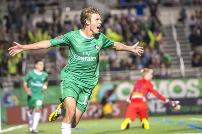 Mads Stokkelien. (Foto: New York Cosmos) Mads Stokkelien. (Foto: New York Cosmos)