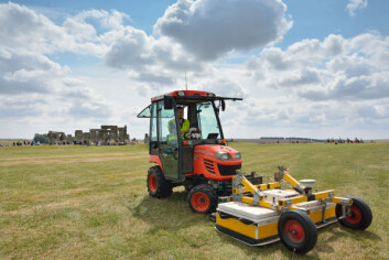 Motorisert jordradar som ble brukt i prosjektet. (Foto: University of Birmingham) Motorisert jordradar som ble brukt i prosjektet. (Foto: University of Birmingham)