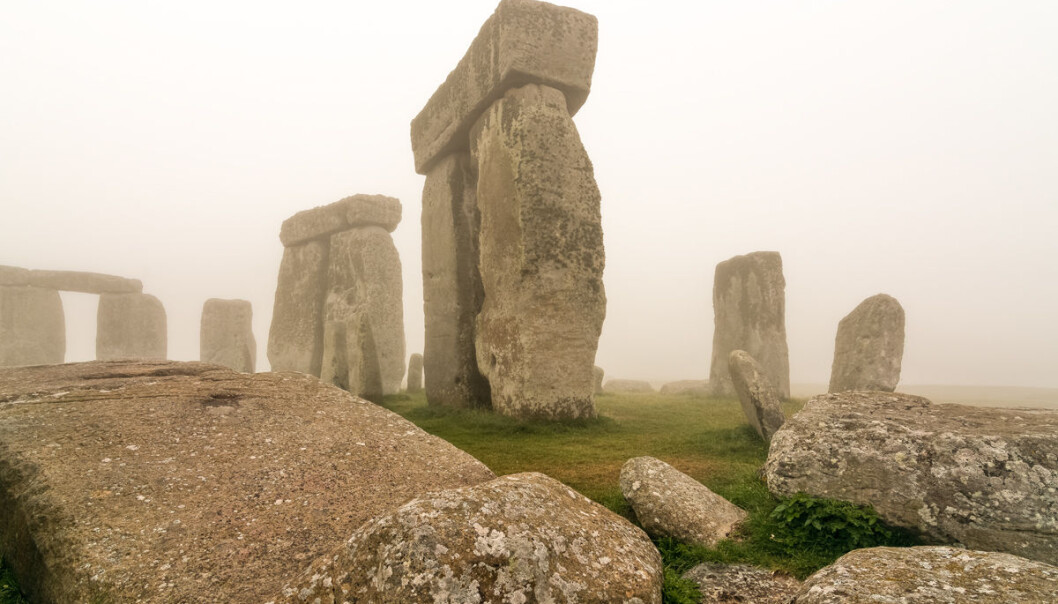 Stonehenge i morgendis. (Foto: University of Birmingham) Stonehenge i morgendis. (Foto: University of Birmingham)