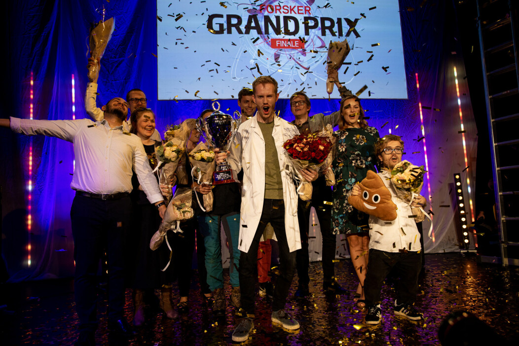 Forsker Grand Prix har vært arrangert i Norge siden 2010. I år vant Daniel Vethe fra NTNU. (Foto: Mari Løvås/UiS)