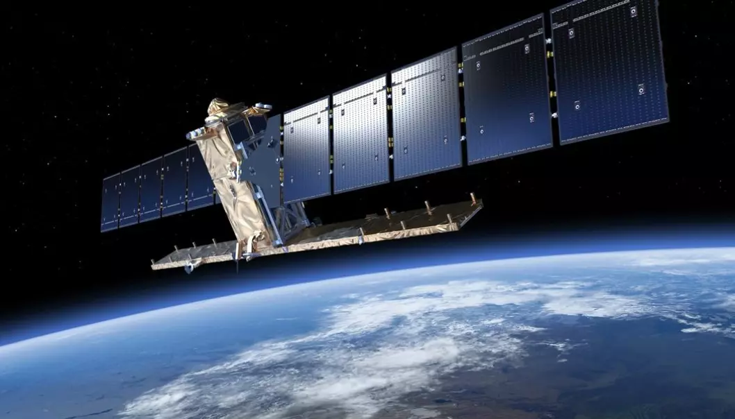 Sentinel-1 er den første i familien av flere Copernicus satellitter. (Foto: ESA)