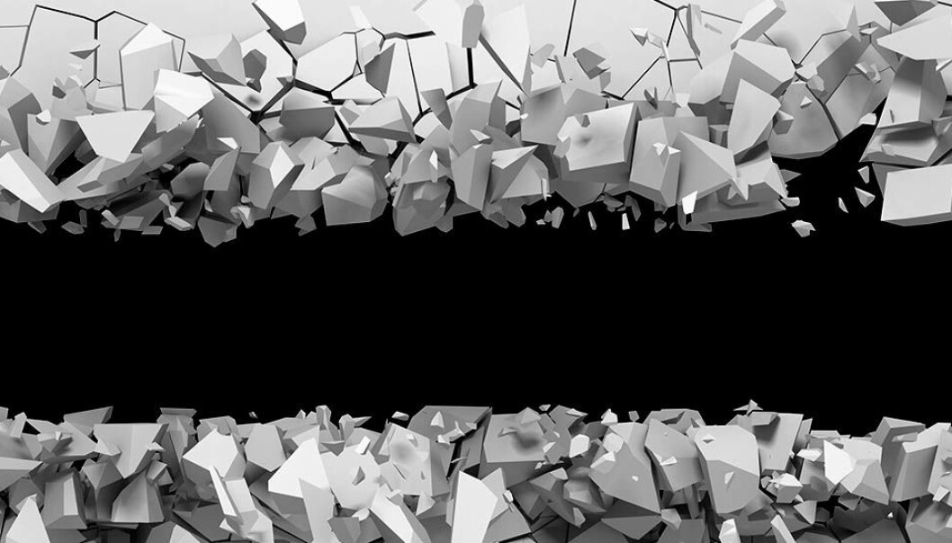 Noen materialer blir sterkere når de utsettes for påkjenninger. Men alt bryter sammen til slutt. Hvorfor er det sånn? Og når gir materialene etter likevel? (Illustrasjon: Shutterstock, NTB Scanpix) Noen materialer blir sterkere når de utsettes for påkjenninger. Men alt bryter sammen til slutt. Hvorfor er det sånn? Og når gir materialene etter likevel? (Illustrasjon: Shutterstock, NTB Scanpix)