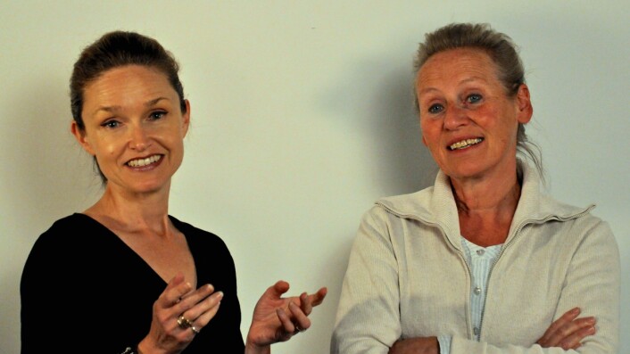 Førsteamanuensis Noëlle Streeton og professor Tine Frøysaker ved Universitetet i Oslo forsker på kirkekunsten vi har fra senmiddelalderen. (Foto: Douwtje van der Meulen) Førsteamanuensis Noëlle Streeton og professor Tine Frøysaker ved Universitetet i Oslo forsker på kirkekunsten vi har fra senmiddelalderen. (Foto: Douwtje van der Meulen)