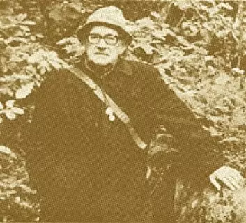 Gunnar Degelius som fant laven på toppen av Galdhøpiggen i 1947, var Sveriges kanskje fremste lichenolog. (Foto: (Foto fra tidsskriftet til British Lichen Society))