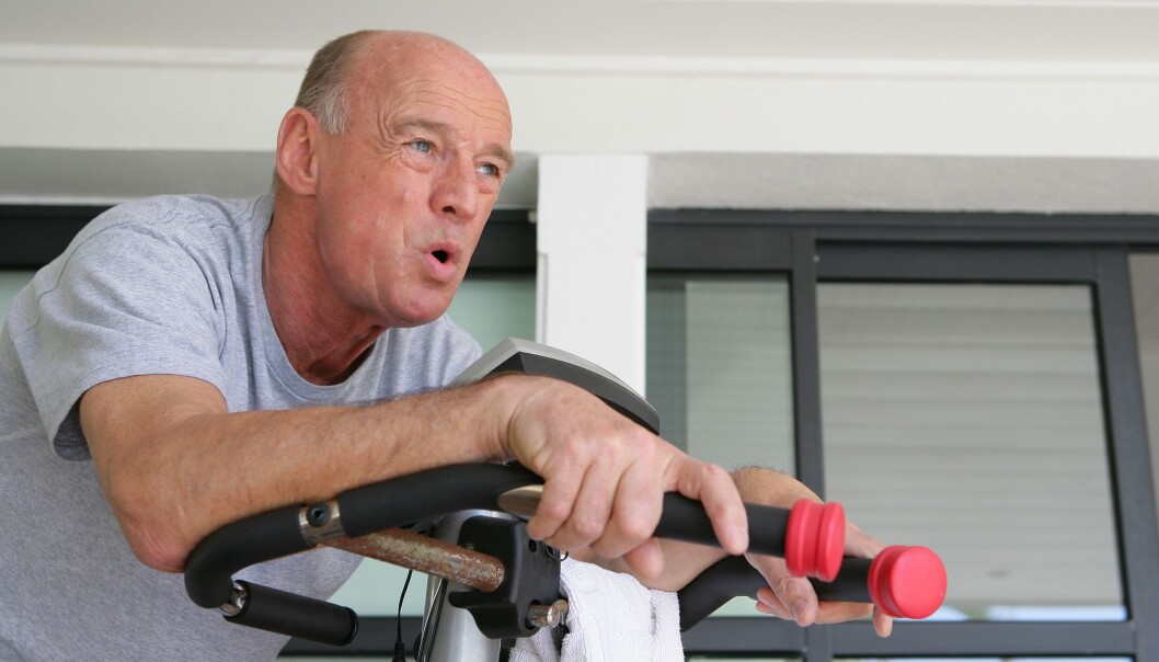 Kanskje du får friskere hjerne som eldre dersom du holder hjertet sunt med trening. (Foto: Colourbox) Kanskje du får friskere hjerne som eldre dersom du holder hjertet sunt med trening. (Foto: Colourbox)