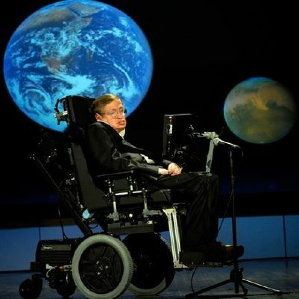 Stephen Hawking er kanskje verdens mest berømte ALS-pasient. Det er en nervesykdom som angriper celler i ryggmargen og hjernen.  (Foto: Wikimedia Commons)