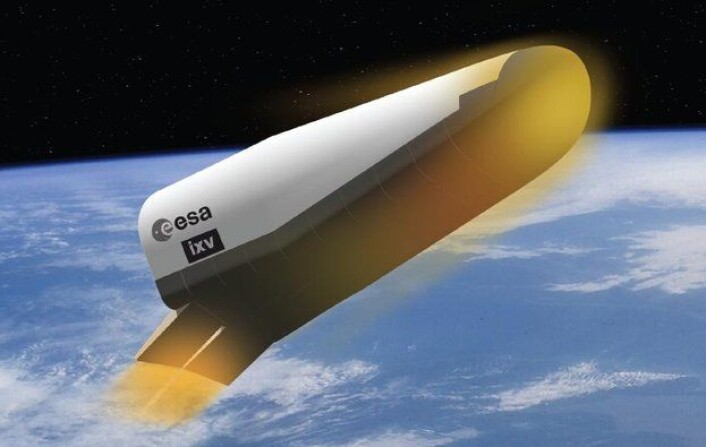 IXV, Intermediate eXperimental Vehicle, er testversjonen av et europeisk romfartøy som skal kunne skytes opp, komme tilbake til jorda, og brukes om igjen. (Foto: ESA/J. Huart) IXV, Intermediate eXperimental Vehicle, er testversjonen av et europeisk romfartøy som skal kunne skytes opp, komme tilbake til jorda, og brukes om igjen. (Foto: ESA/J. Huart)