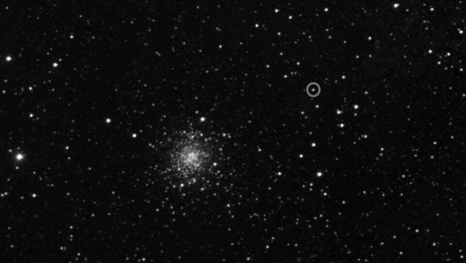 Slik så kometen 67P ut på en avstand av 5 millioner kilometer. (Foto: ESA 2014 MPS for OSIRIS-Team MPS/UPD/LAM/IAA/SSO/INTA/UPM/DASP/IDA)