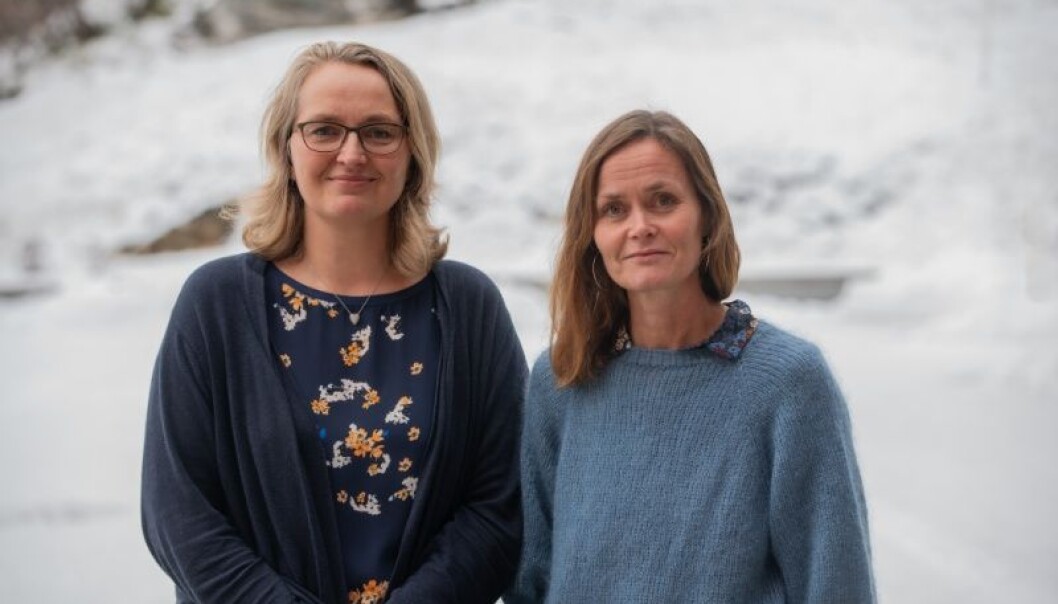 Jill-Marit Moholt (t.v.) og Bodil Hansen Blix er forskere ved Senter for omsorgsforskning, nord, ved UiT Norges arktiske universitet. De mener både helsepersonell og politikere må være mer bevisste sosiale ulikheter når det gjelder offentlige helsetjenester. (Foto: Jonatan Ottesen / UiT). Jill-Marit Moholt (t.v.) og Bodil Hansen Blix er forskere ved Senter for omsorgsforskning, nord, ved UiT Norges arktiske universitet. De mener både helsepersonell og politikere må være mer bevisste sosiale ulikheter når det gjelder offentlige helsetjenester. (Foto: Jonatan Ottesen / UiT).