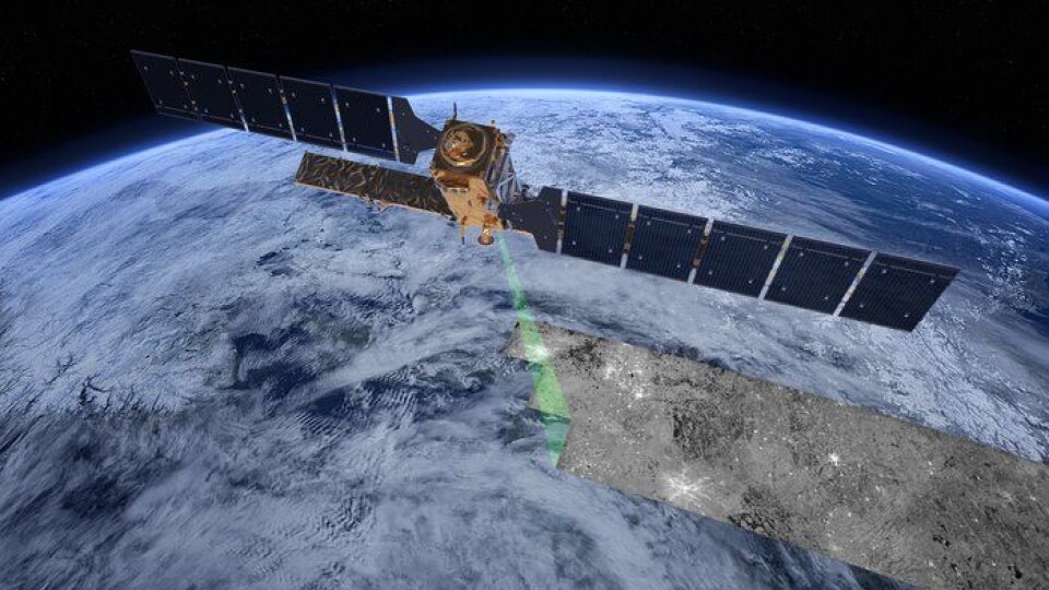 Sentinel-1A skal holde øye med blant annet is, vann, flom og skipstrafikk i Copernicus, det europeiske programmet for overvåking av miljø og klima. (Foto: ESA/ATG medialab)