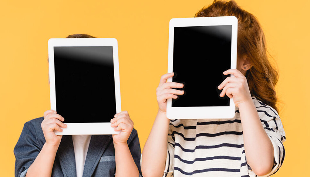 Today's children spend an inordinate amount of time in front of screens, whether smart phones, tablets or computer screens. New research suggests this can affect the ability of children to understand emotions. Photo: Colourbox Today's children spend an inordinate amount of time in front of screens, whether smart phones, tablets or computer screens. New research suggests this can affect the ability of children to understand emotions. Photo: Colourbox