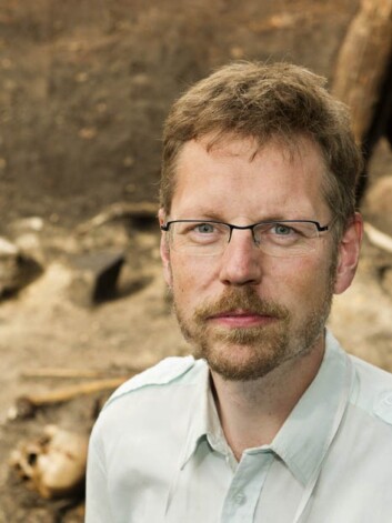 Mads Kähler Holst har ledet utgravingen. (Foto: Aarhus universitet) Mads Kähler Holst har ledet utgravingen. (Foto: Aarhus universitet)