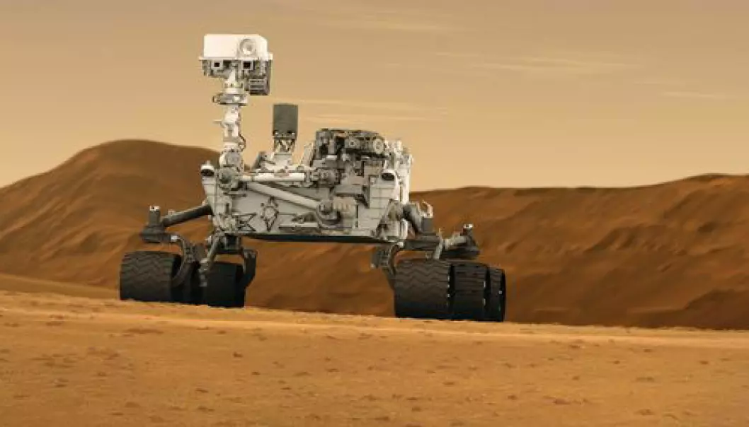 Curiosity feirer to år på Mars