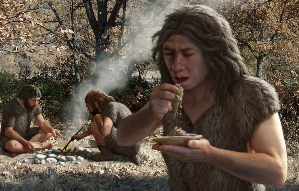 Forskere har tidligere antatt at neandertalerne bare klarte å høste av skog- og krattbranner i naturen, og at de derfor var begrenset av hvor ofte landskapet rundt dem sto i fyr. (Illustrasjon: Science Photo Library)