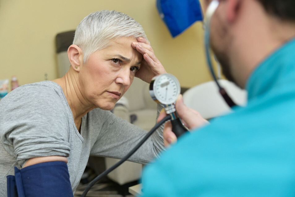 Over 19 000 deltakere med høyt blodtrykk var med i den nye studien. Pasientene ble fulgt i en periode på mellom 4 og 8 år. (Illustrasjonsfoto: TeodorLazarev, Shutterstock, NTB scanpix)
