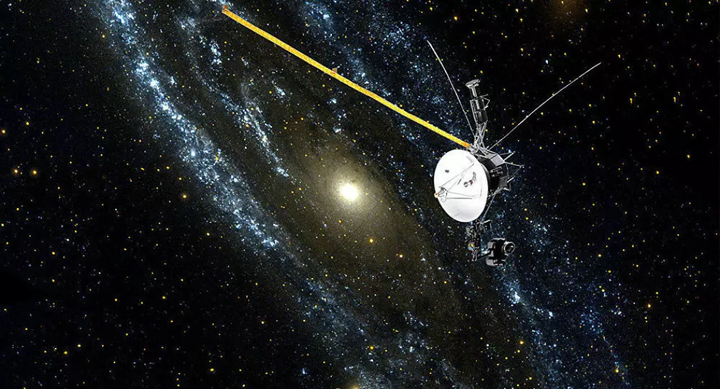 Voyager 2 nådde grensen til det interstellare rom 5. november 2018. Nå kommer fem nye studier om målingene i Nature Astronomy. (Illustrasjon: NASA)