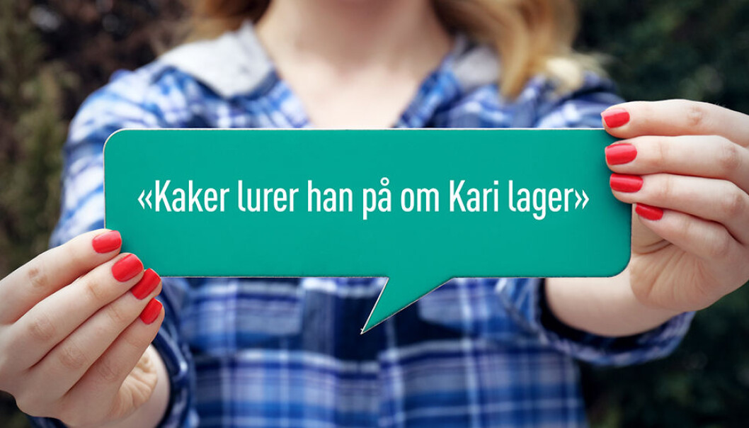 Et språkfenomen fins i hovedsak bare på norsk, svensk og dansk, viser en studie. Et språkfenomen fins i hovedsak bare på norsk, svensk og dansk, viser en studie.