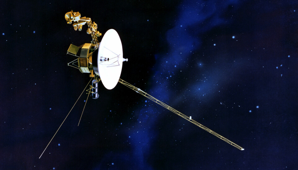 Voyager 2 nådde grensen til solsystemet vårt i november i fjor. (Illustrasjon: NASA/JPL)