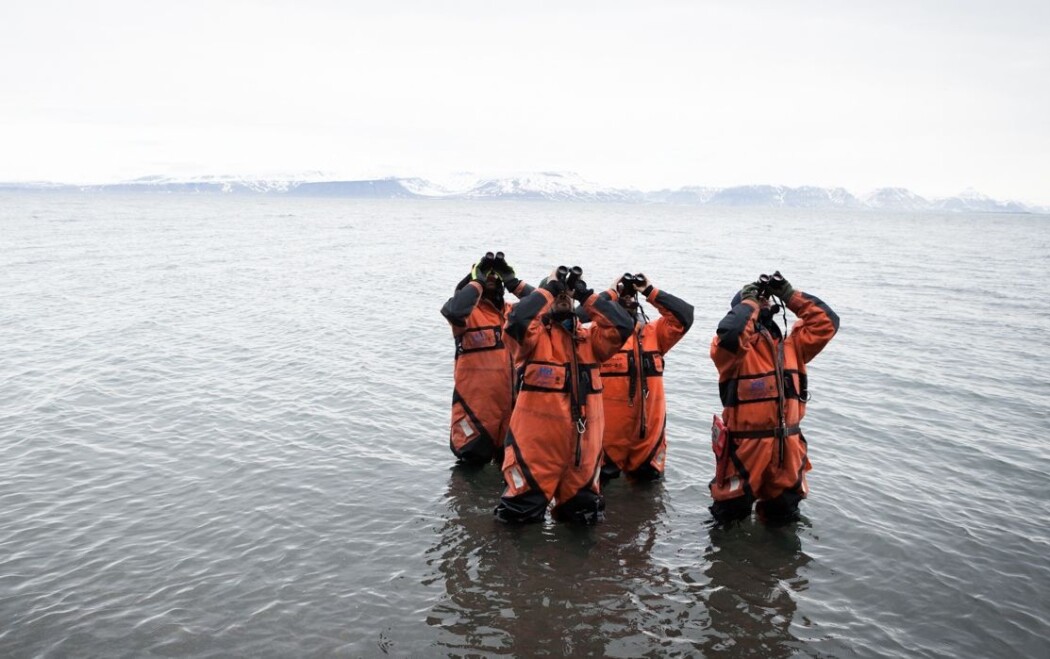Bildet viser forskere som henter inn ny kunnskap om sjøfugl på Svalbard, en av de mange oppgavene til Norsk Polarinstitutt. (Foto: Jean-Baptiste Strobel) Bildet viser forskere som henter inn ny kunnskap om sjøfugl på Svalbard, en av de mange oppgavene til Norsk Polarinstitutt. (Foto: Jean-Baptiste Strobel)