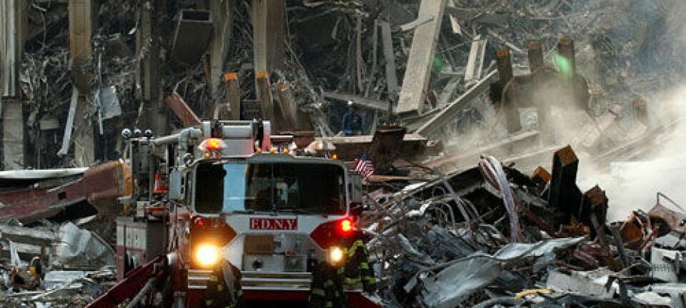 Etter terrorangrepet på World Trade Center, New York, 2001. (Foto: US Navy/Wikipedia Commons)