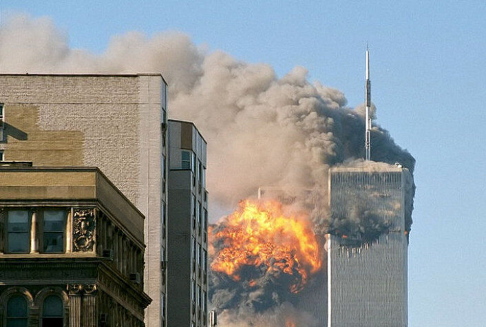 Twin Towers i New York 11. september 2001. (Foto: Wikimedia Commons) Twin Towers i New York 11. september 2001. (Foto: Wikimedia Commons)