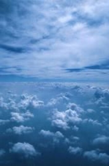 "To skylag i atmosfæren." "To skylag i atmosfæren."