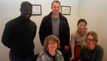 Mohamed Babiker og Hanne Sagen frå Nansensenteret, David Peddie frå Offshore Sensing, Asuka Yamakawa frå Havforskingsinstituttet og Inger Graves frå Aanderaa Data Instruments Mohamed Babiker og Hanne Sagen frå Nansensenteret, David Peddie frå Offshore Sensing, Asuka Yamakawa frå Havforskingsinstituttet og Inger Graves frå Aanderaa Data Instruments