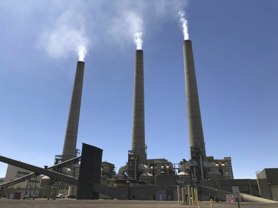 Et kullkraftverk i den amerikanske delstaten Arizona som etter planen skal stenge i løpet av året. Kullkraft er en av de største kildene til utslipp av CO2.