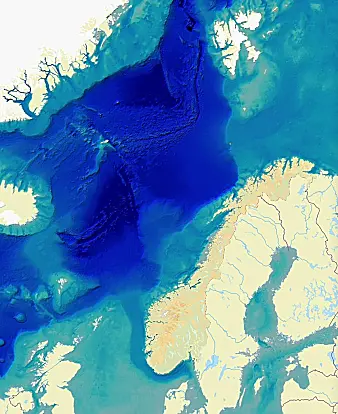 Her ser du den grunne Nordsjøen og det grunne Barentshavet. Og det dype Norskehavet. Eggakanten strekker seg nordover langs kysten, helt opp forbi vestsiden av Svalbard. Utenfor Vesterålen i Nordland er det aller kortest vei ut til dyphavet. Her ser du den grunne Nordsjøen og det grunne Barentshavet. Og det dype Norskehavet. Eggakanten strekker seg nordover langs kysten, helt opp forbi vestsiden av Svalbard. Utenfor Vesterålen i Nordland er det aller kortest vei ut til dyphavet.
