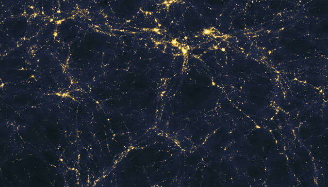 Vil forskere klare å finne signaler fra universets mørke tidsalder? Dette bildet er en datasimulering fra da lys begynte å spre seg ut i det tidlige universet. (Bilde: Andrew Pontzen and Fabio Governato Vil forskere klare å finne signaler fra universets mørke tidsalder? Dette bildet er en datasimulering fra da lys begynte å spre seg ut i det tidlige universet. (Bilde: Andrew Pontzen and Fabio Governato