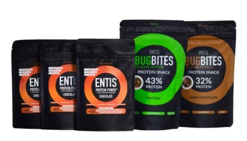 Det finske gresshoppepulveret kommer med ulike smaker.