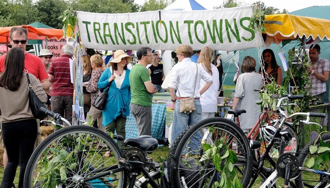 Folk fra et klimainitiativ ved London Green Fair. Folk fra et klimainitiativ ved London Green Fair.
