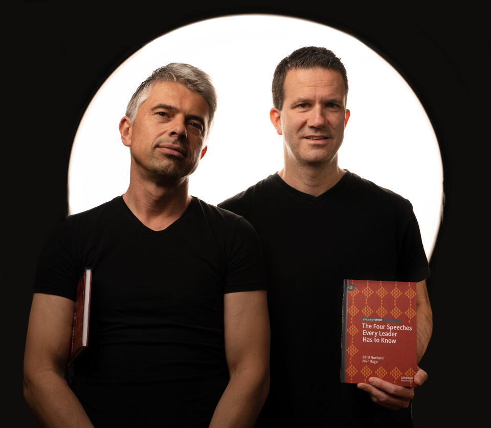 Bård Norheim is associate professor of theology at NLA University, and Joar Haga is associate professor of church history at NLA University and at VID Specialized University. They have written a book on The Four Speeches Every Leader Has to Know.