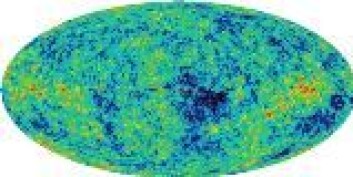 "Universet slik det i følge NASA så ut da det var ungt." "Universet slik det i følge NASA så ut da det var ungt."