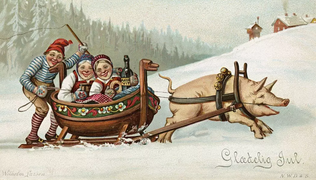 Hvor mye har julefeiringen i Norge endret seg på noen hundre år?