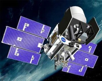 NASAs lasersatellitt ICESat, som var i virksomhet fra 2003 til 2009. (NASA) NASAs lasersatellitt ICESat, som var i virksomhet fra 2003 til 2009. (NASA)