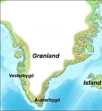 De norrøne bosettingene på Grønland, Vesterbygd og Austerbygd, var begge på vestkysten. De viktigste jaktområdene var lenger nord. De norrøne bosettingene på Grønland, Vesterbygd og Austerbygd, var begge på vestkysten. De viktigste jaktområdene var lenger nord.