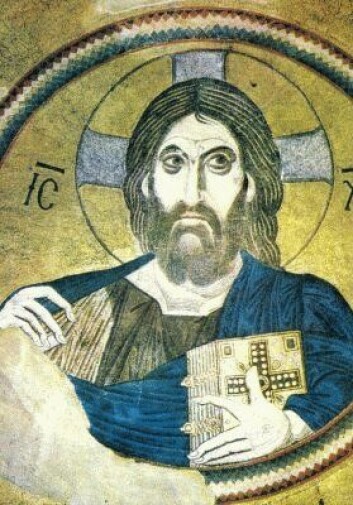 Maleri av Jesus fra middelalderen. I motsetning til hva maleren her ser for seg, var Jesus ifølge evangeliene lite opptatt av det nedskrevne ord. Han snakket med folk. (Foto: (Maleri: Christ Pantocrator, 11. årh, fra Daphne-kirken nær Aten. Wikimedia Commons)) Maleri av Jesus fra middelalderen. I motsetning til hva maleren her ser for seg, var Jesus ifølge evangeliene lite opptatt av det nedskrevne ord. Han snakket med folk. (Foto: (Maleri: Christ Pantocrator, 11. årh, fra Daphne-kirken nær Aten. Wikimedia Commons))