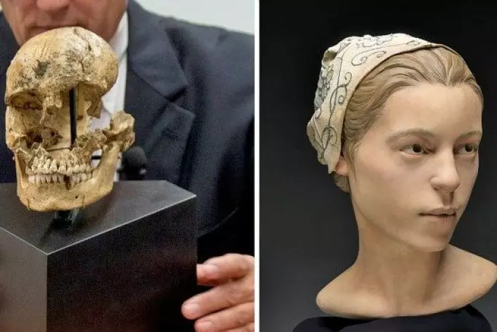 Rekonstruksjonen viser hvordan 14 år gamle 'Jane' kan ha sett ut. (Foto: Smithsonian Institute)